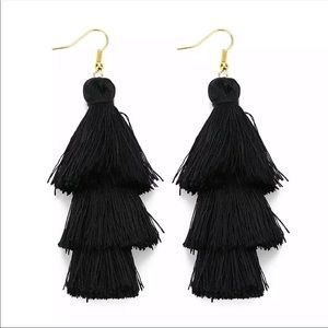 Brand New Boho Layered Tassel Trendy Earrings.